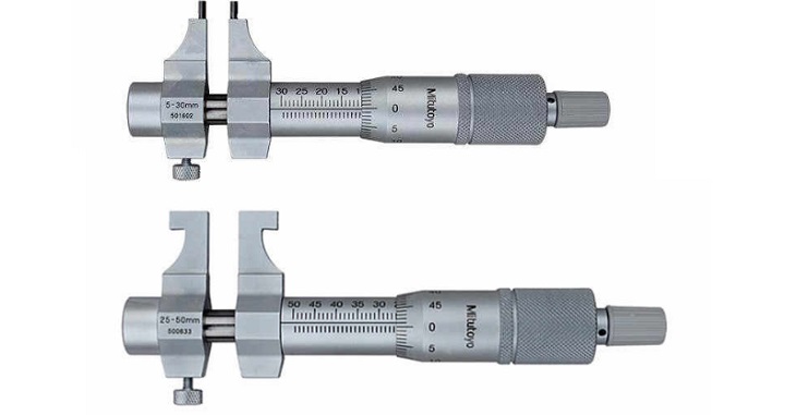 Vệ sịnh panme đo trong Mitutoyo 145-185 trước và sau khi sử dụng 