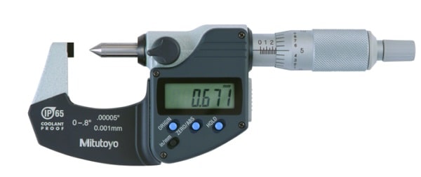 panme đo ngoài điện tử Mitutoyo 342-371-30 có khả năng chống nước vượt trội