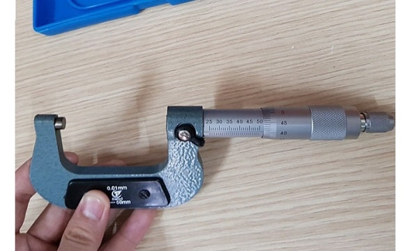 Panme đo ngoài Mitutoyo 25-50mm đáp ứng đo đường kính ngoài hiệu quả