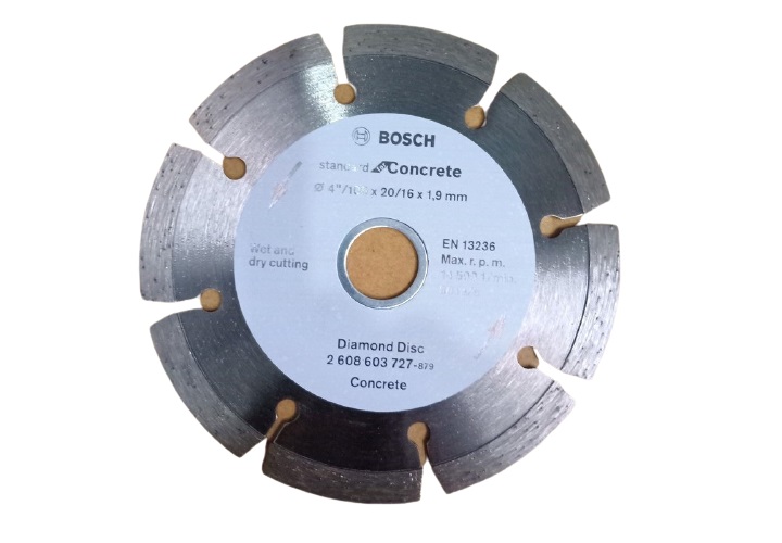 Đĩa cắt kim cương 105x20/16mm bê tông Bosch 2608603727 Đĩa cắt kim cương 105x20/16mm bê tông Bosch 2608603727