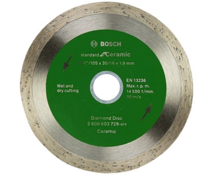 Đĩa cắt kim cương 105x20/16mm gạch Bosch 2608603729 Đĩa cắt kim cương 105x20/16mm gạch Bosch 2608603729