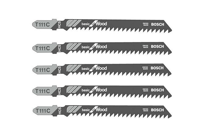 Lưỡi cưa lọng T 111 C - Gỗ (bộ 5 lưỡi) Bosch 2608630033 Lưỡi cưa lọng T 111 C - Gỗ (bộ 5 lưỡi) Bosch 2608630033