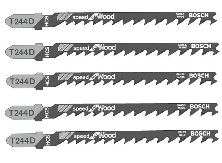 Lưỡi cưa lọng T 244 D - Gỗ (bộ 5 lưỡi) Bosch 2608630058 Lưỡi cưa lọng T 244 D - Gỗ (bộ 5 lưỡi) Bosch 2608630058