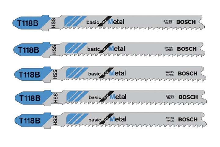 Lưỡi cưa lọng T 118 B - Sắt (bộ 5 lưỡi) Bosch 2608631014 Lưỡi cưa lọng T 118 B - Sắt (bộ 5 lưỡi) Bosch 2608631014