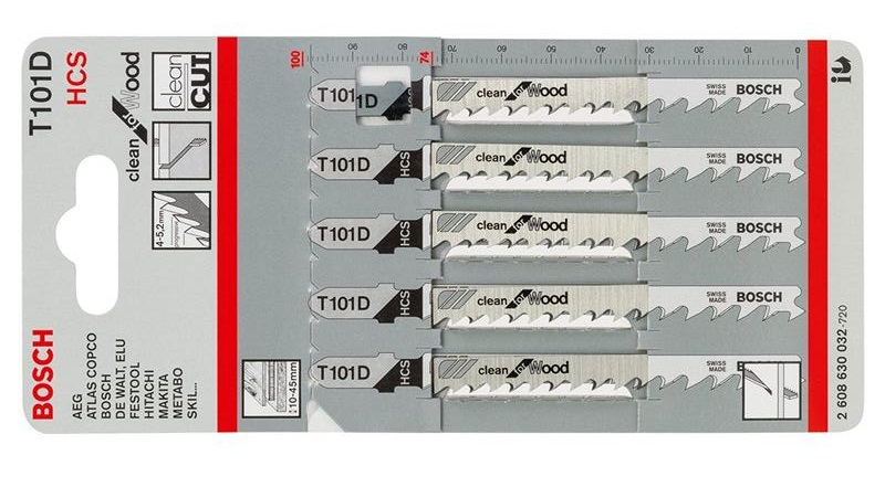 Lưỡi cưa lọng T 345 XF (bộ 5 lưỡi) Bosch 2608634994 Lưỡi cưa lọng T 345 XF (bộ 5 lưỡi) Bosch 2608634994