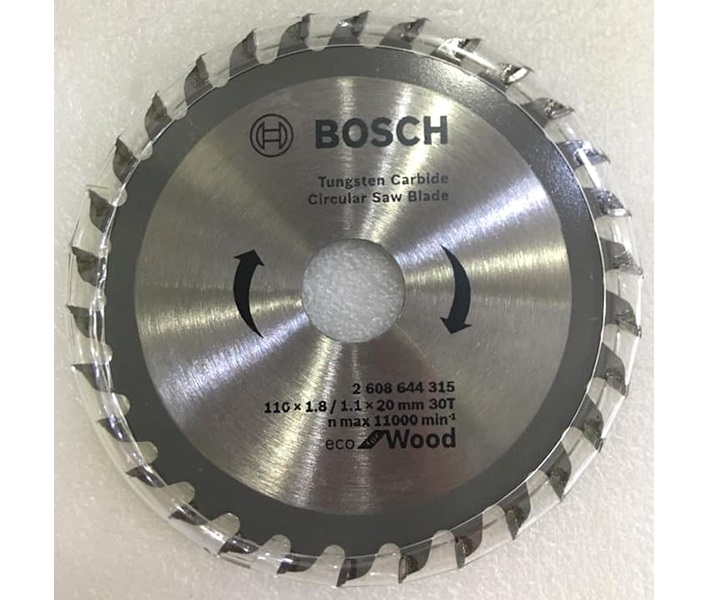 Lưỡi cưa gỗ 110x20mm T30 Bosch 2608644315 Lưỡi cưa gỗ 110x20mm T30 Bosch 2608644315