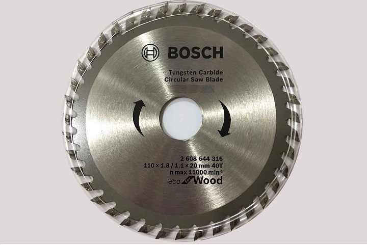 Lưỡi cưa gỗ 110x20mm T40 Bosch 2608644316 Lưỡi cưa gỗ 110x20mm T40 Bosch 2608644316