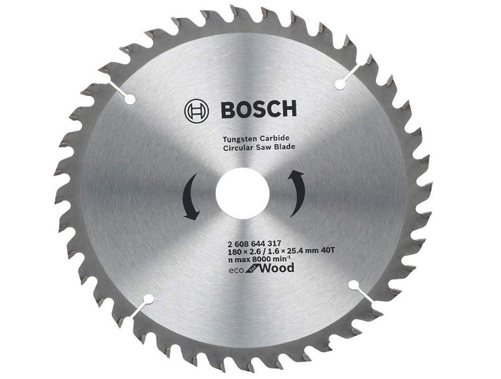 Lưỡi cưa gỗ 180x25.4mm T40 Bosch 2608644317