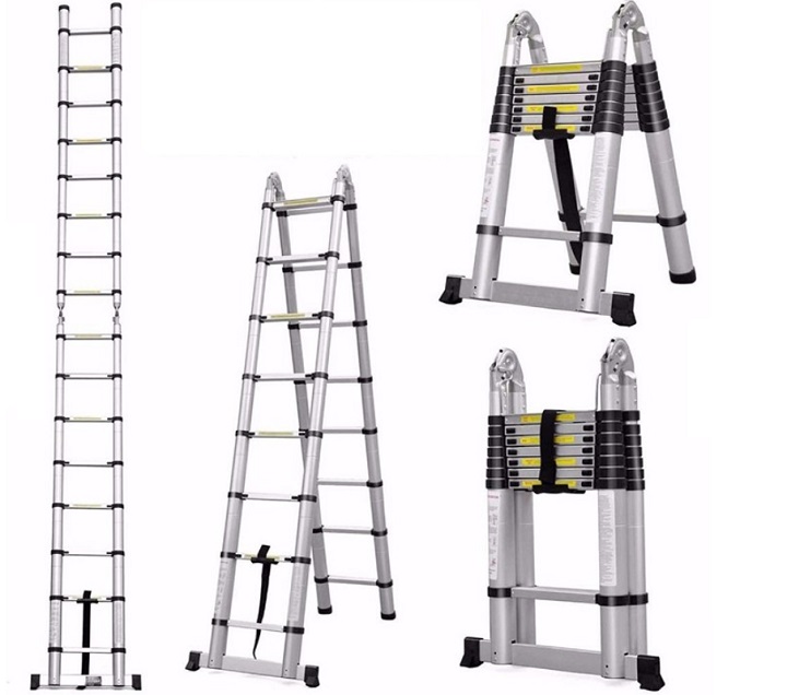Thang nhôm Nikita AI38 thiết kế chắc chắn, an toàn