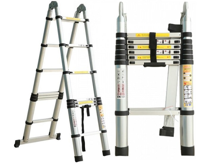 Thang nhôm đa năng Nikata thiết kế nhỏ gọn, linh hoạt khi sử dụng