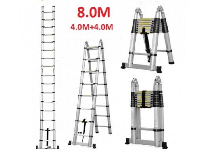 Thang nhôm rút chữ A nikita AI80 ứng dụng trong nhiều ngành nghề Thang nhôm rút chữ A nikita AI80 ứng dụng trong nhiều ngành nghề