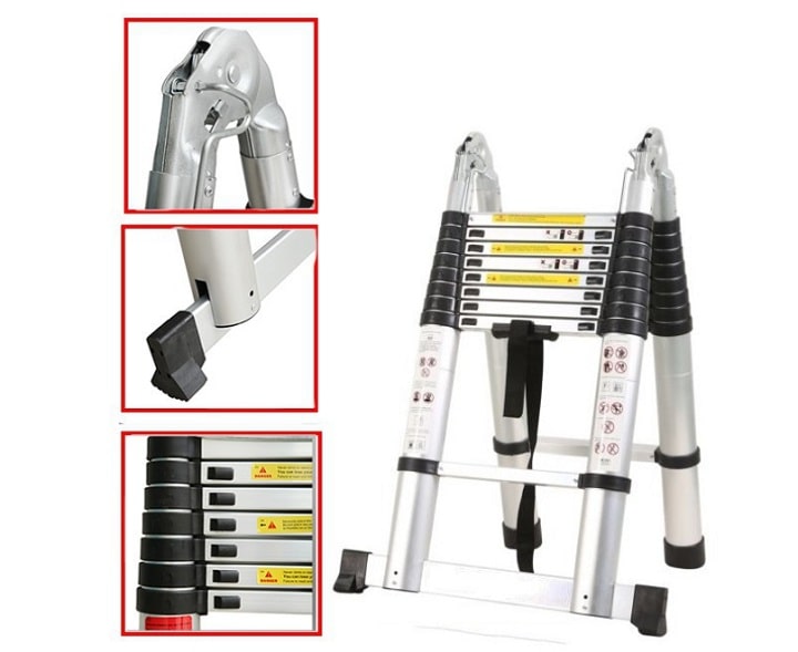 Thang nhôm rút đôi Nikita AI80 được thiết kế chắc chắn, chịu lực tốt Thang nhôm rút đôi Nikita AI80 được thiết kế chắc chắn, chịu lực tốt