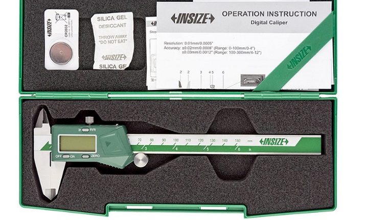 Thước cặp điện tử Insize 1108-150 dễ dàng sử dụng và đọc kết quả đo