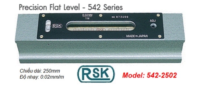 Nivo thanh 542-2502 thiết kế nhỏ gọn Nivo thanh 542-2502 thiết kế nhỏ gọn