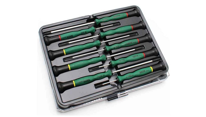 Bộ tuốc nơ vít cán dài 9 chi tiết Sata 09316