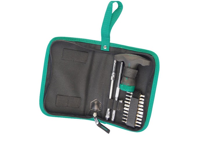 Bộ tuốc nơ vít cần tự động 24 chi tiết Sata 09341