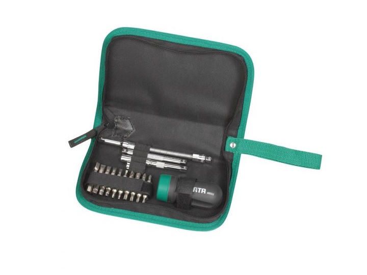 Bộ tuốc nơ vít cần tự động 25 chi tiết Sata 09342