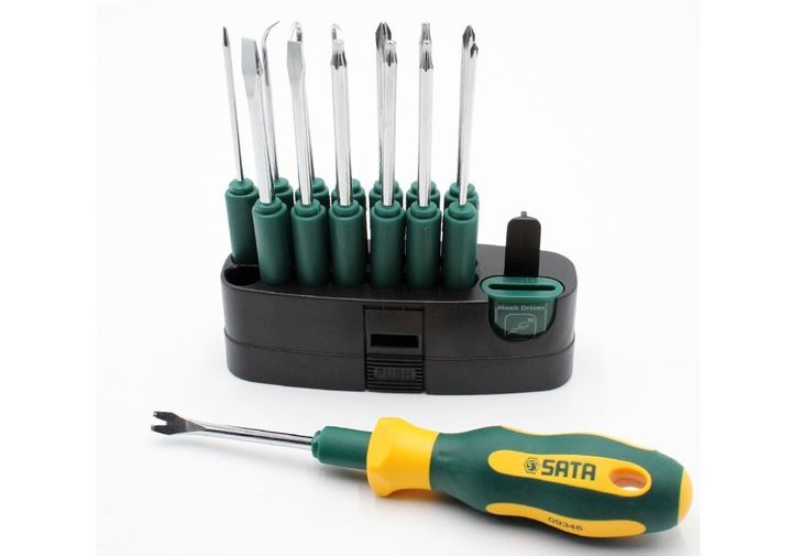 Bộ tuốc nơ vít 16 chi tiết Sata 09346 Bộ tuốc nơ vít 16 chi tiết Sata 09346