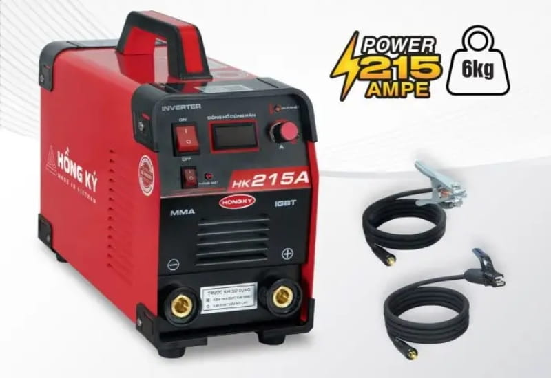 Bộ sản phẩm máy hàn que Hồng Ký HK215A