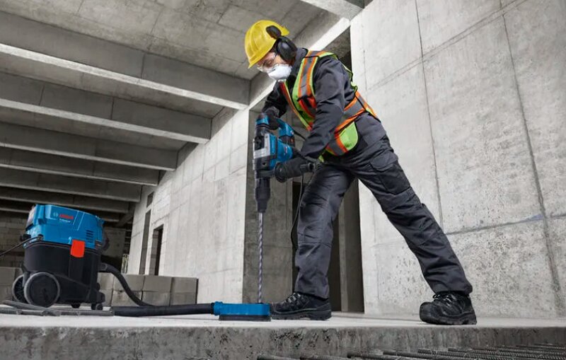 Máy khoan hiệu suất cao, kết hợp được với máy hút bụi