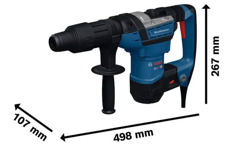 Bosch GBH5-40V có độ bền cao, tay cầm kiểm soát rung hiệu quả
