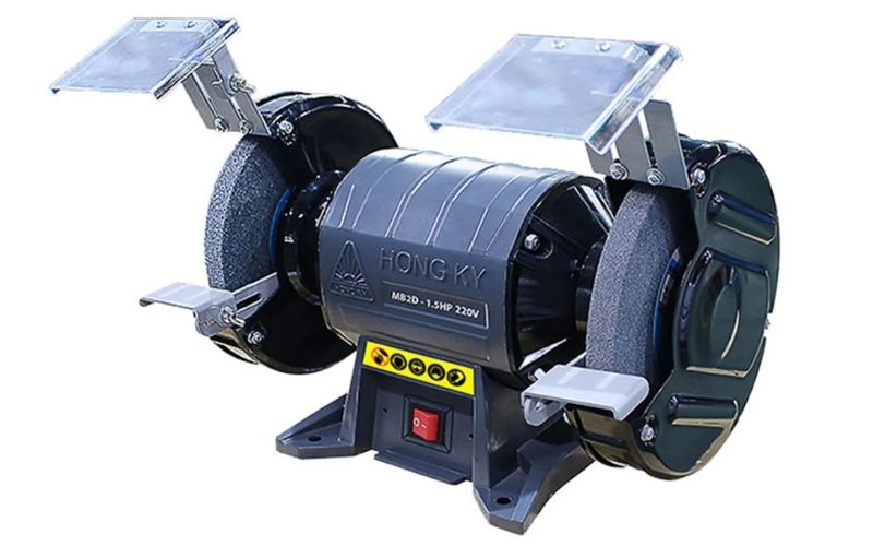 Máy mài bàn 2 đá Hồng Ký GLA-H1.132-2Đ công suất 1,5 HP