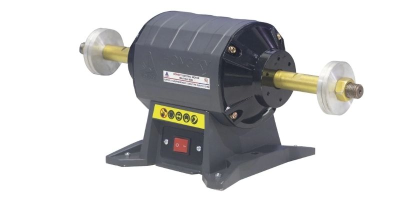 Máy mài bàn Hồng Ký thân nhôm 1,5Hp - GLA-H1.112-MB bền bỉ