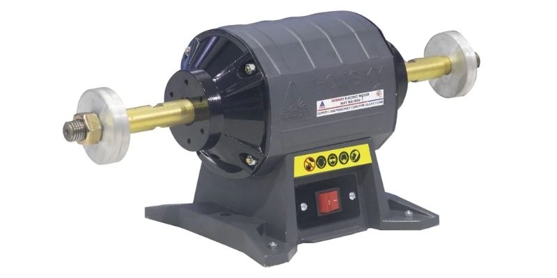 Máy mài bàn Hồng Ký thân nhôm 1,5Hp – GLA-H1.112-MB sở hữu tốc độ không tải tới 2800 vòng/phút