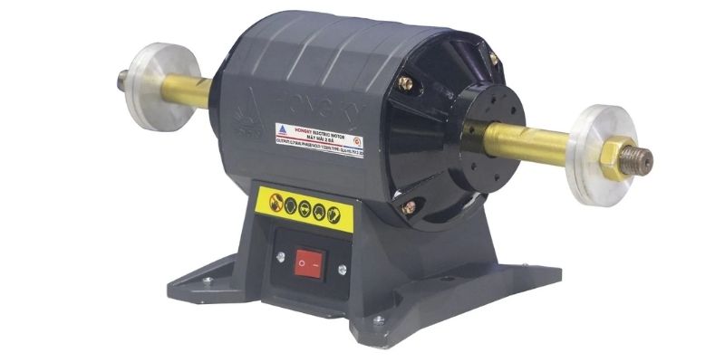 Máy mài bàn Hồng Ký thân nhôm 1Hp - GLA-H0.7512-MB tốc độ 2.800 vòng/phút