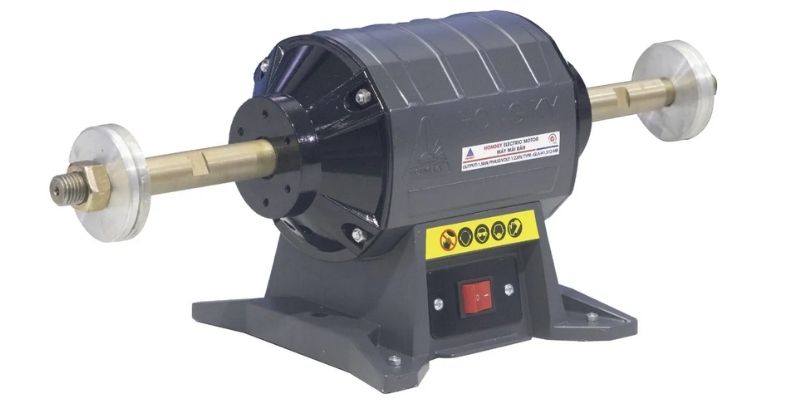 Máy mài bàn Hồng Ký thân nhôm 2Hp – GLA-H1.512-MB