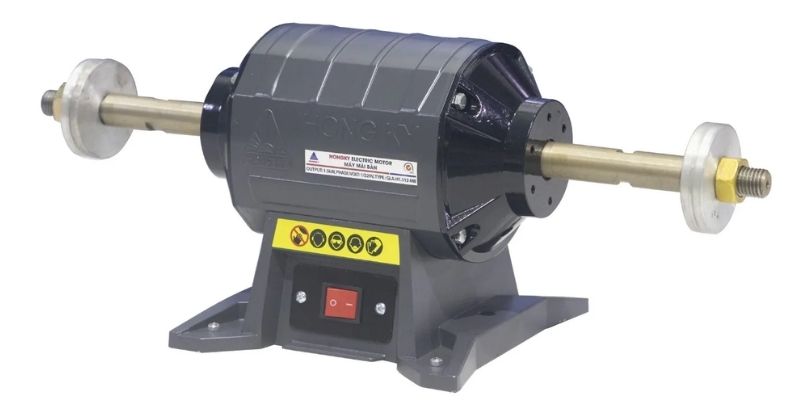 Máy mài bàn Hồng Ký thân nhôm 2Hp – GLA-H1.512-MB sở hữu tốc độ không tải tới 2800 vòng/phút
