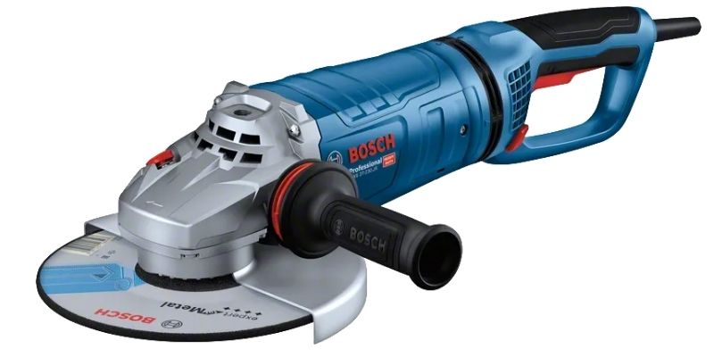 Máy mài góc Bosch GWS 27-230 JR thiết kế công thái học, tiện dụng khi làm việc 