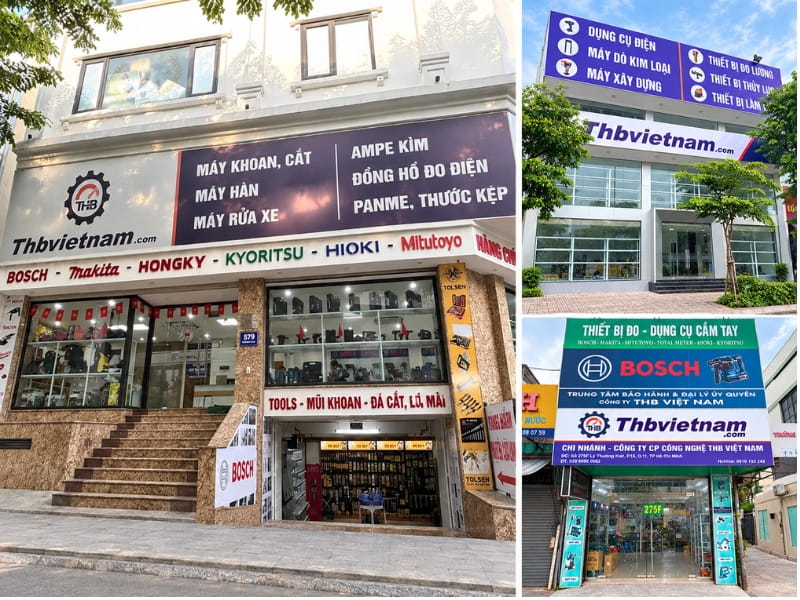 Hệ thống cửa hàng THB Việt Nam tại Hà Nội và TP Hồ Chí Minh