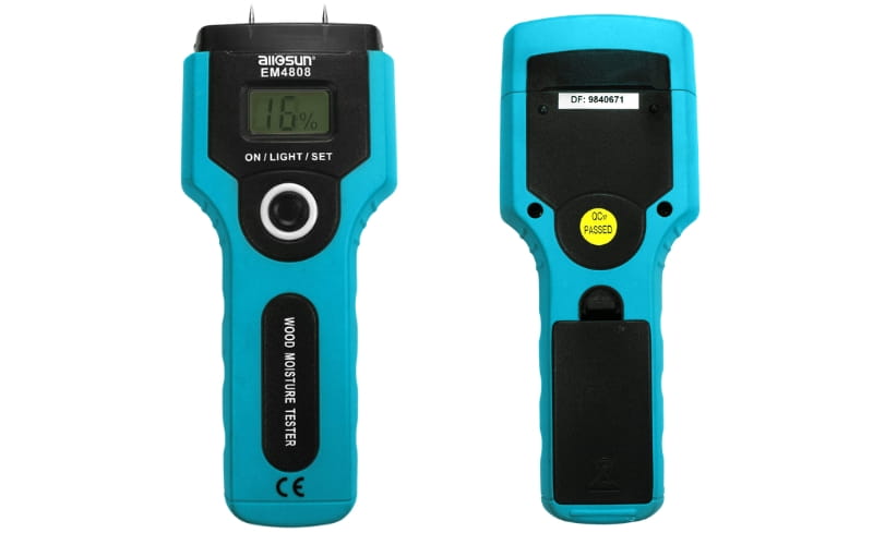 Máy đo độ ẩm gỗ EM4808 thiết kế dạng cầm tay nhỏ gọn, thuận tiện khi cần di chuyển
