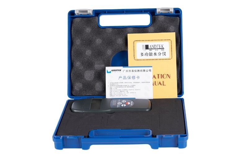 Bộ sản phẩm máy đo độ ẩm gỗ Total Meter MC7825S
