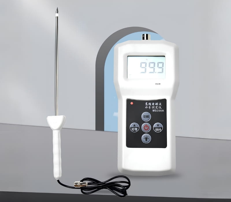 Total Meter MS350A thiết kế nhỏ gọn, đo độ ẩm nhanh, cho kết quả đáng tin cậy