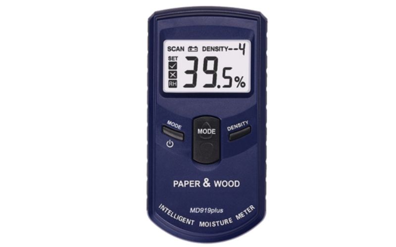 Máy đo độ ẩm giấy Total Meter MD919plus nhỏ gọn, hiển thị kết quả rõ nét