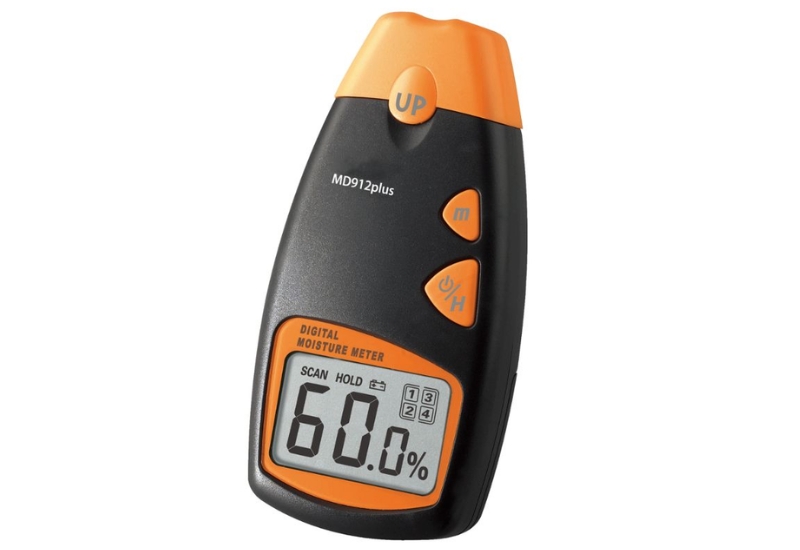 Màn hình của máy đo độ ẩm gỗ Total Meter MD912plus hiển thị kết quả rõ nét