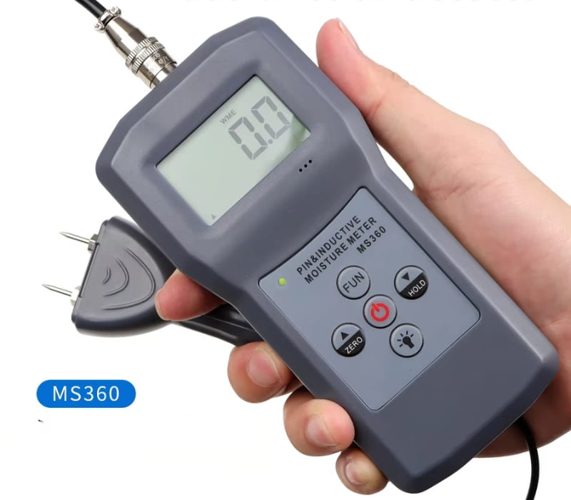 Total Meter MS360 thiết kế dạng cầm tay, dễ di chuyển đến nhiều vị trí 