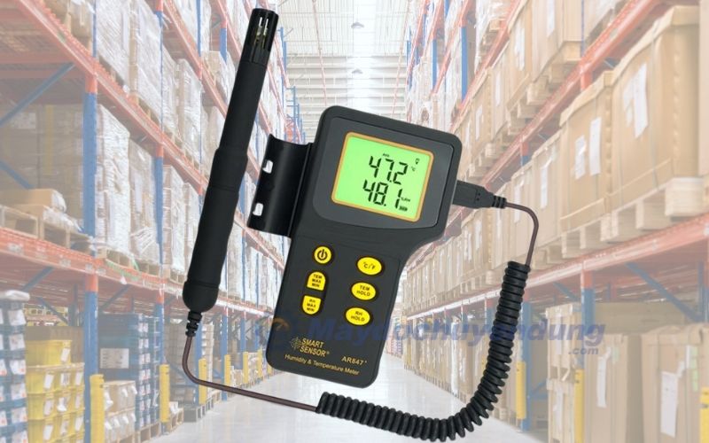 Máy đo nhiệt độ độ ẩm AR847 tích hợp các tính năng hiện đại