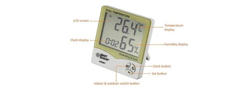 nhiệt ẩm kế Smartsensor AR867
