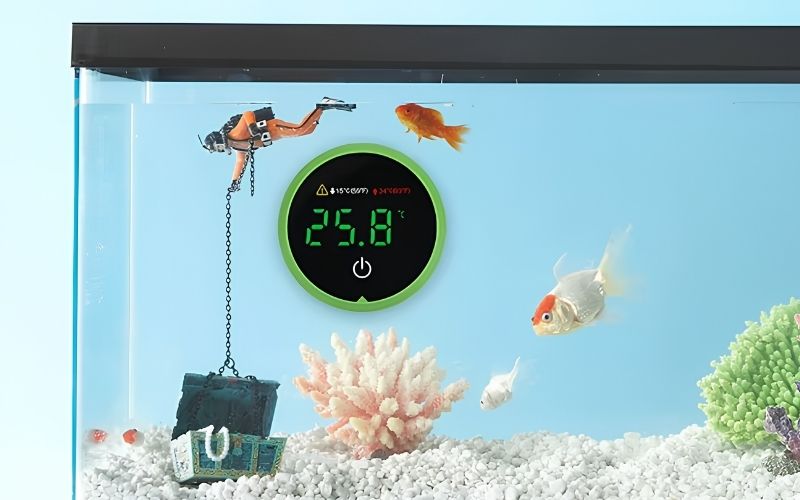 Nhiệt ẩm kế Total Meter AT-3 sử dụng cho hồ cá và trong nhà