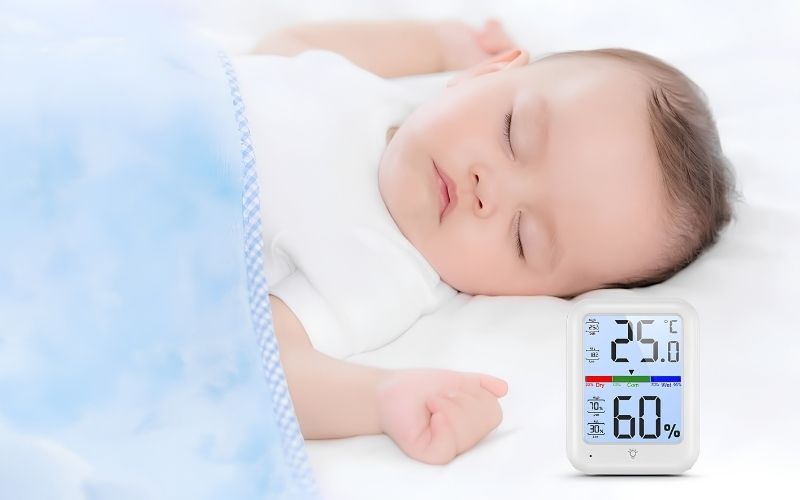 Nhiệt ẩm kế Total Meter D4 nhỏ gọn, tiện lợi