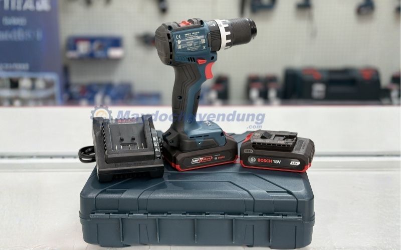 Máy khoan pin Bosch GSB 18V-52 nhỏ gọn, làm việc linh hoạt trong các góc hẹp 