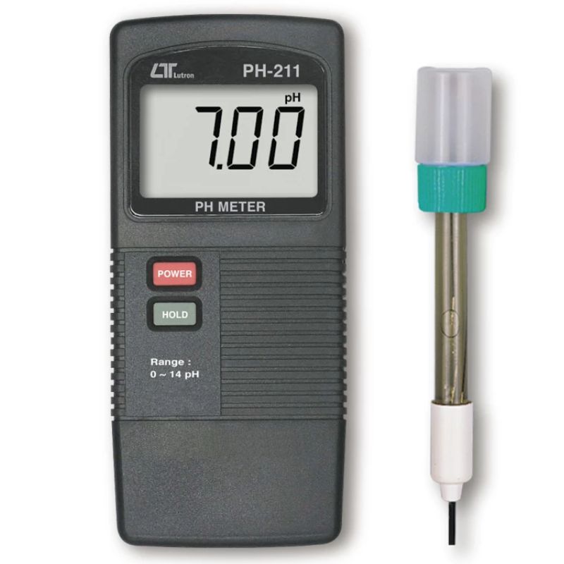 Lutron PH-211 dải đo dải đo từ 0 đến 14 pH, độ phân giải 0.01 pH