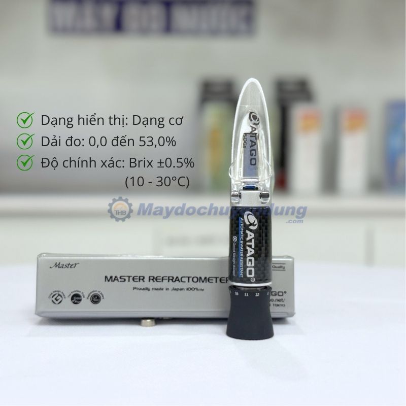 Điểm đặc biệt của khúc xạ kế đo độ ngọt Atago 53 Alpha