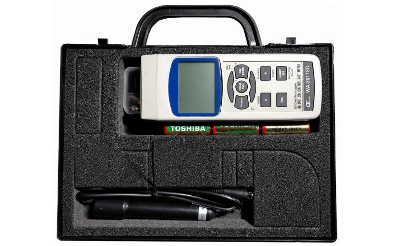 Bộ sản phẩm máy đo pH/ORP, DO, CD, TDS, độ mặn Lutron WA-2017SD