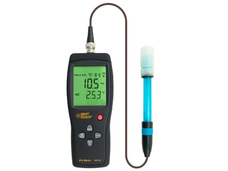 Smartsensor AS218 thiết kế nhỏ gọn, dải đo rộng 0.00 - 14.00 pH