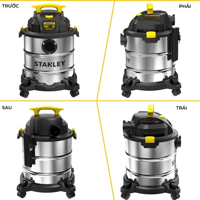 Máy hút bụi công nghiệp 3 chức năng 23 lít Stanley SL19417-6AB độ bền cao