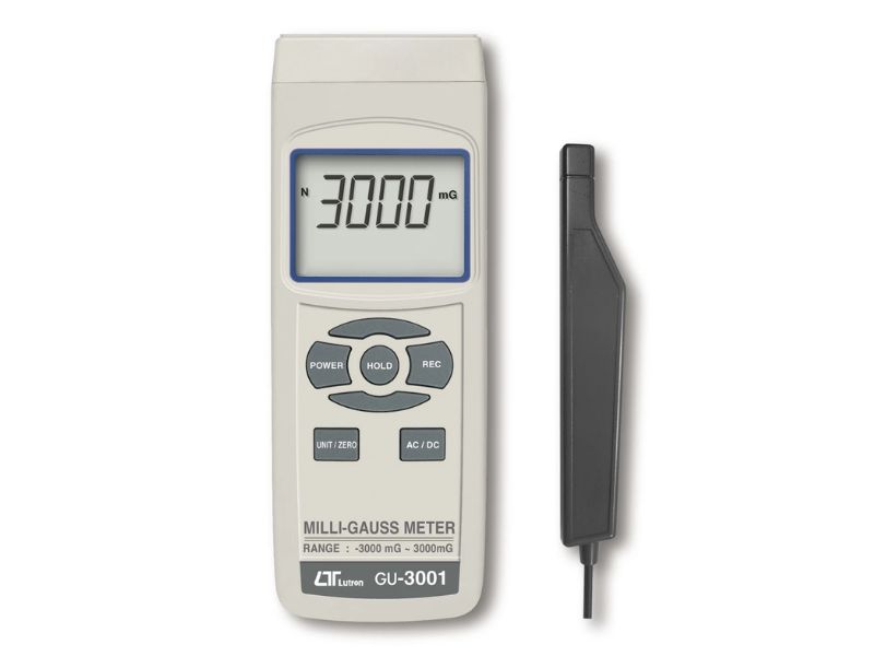 Lutron GU-3001 thiết kế nhỏ gọn, hỗ trợ đo từ trường AC và DC nhanh chóng